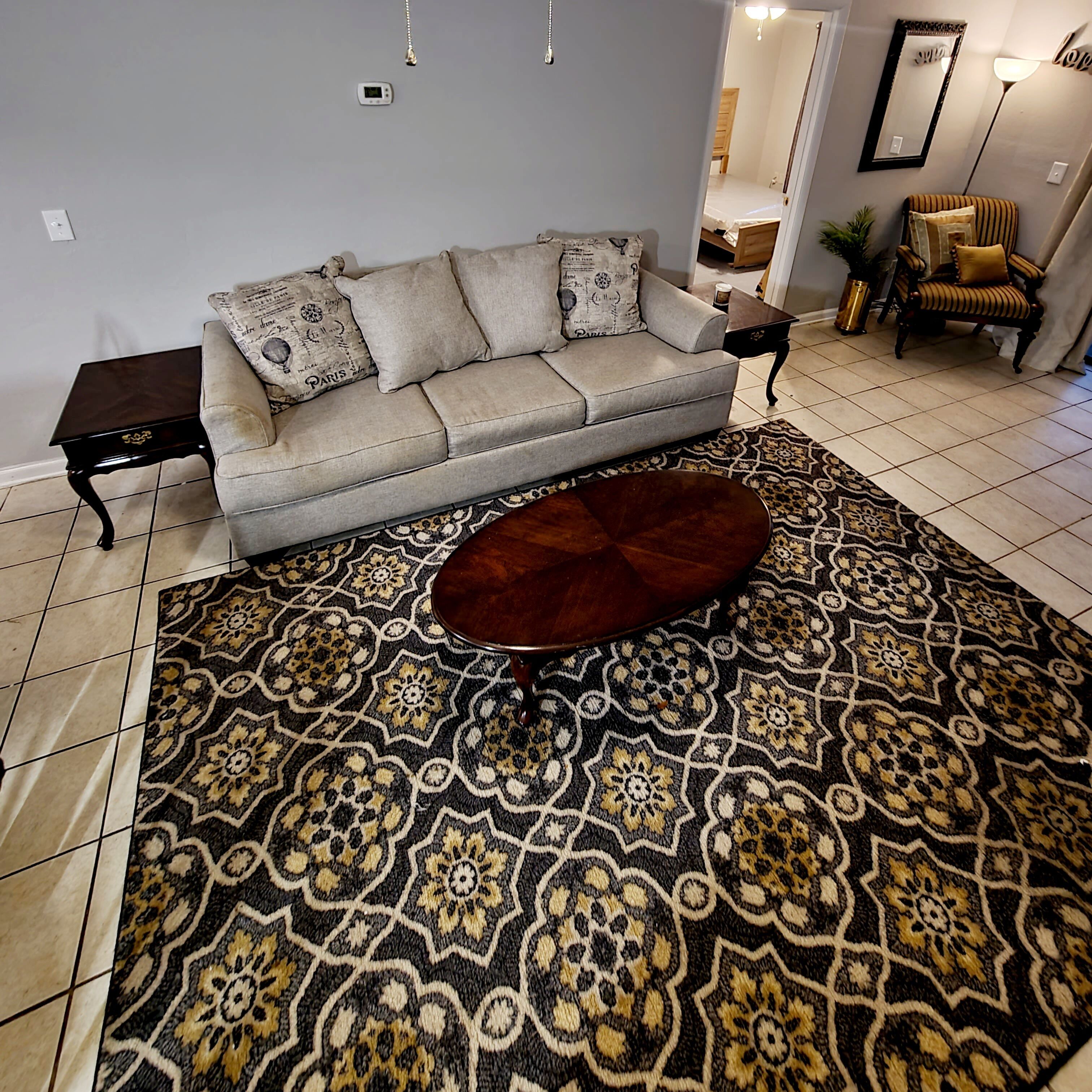 2bd 1 bath unit and you can see the golf course