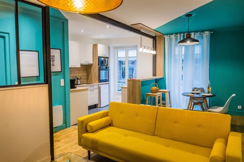 L'indigo - Appartement chic - 1 Chambre