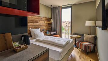 Ropa de cama hipoalergénica y minibar