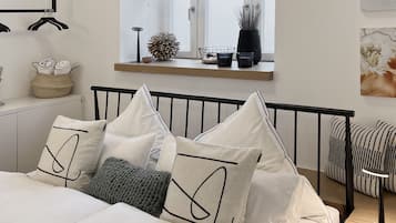 1 bedroom, iron/ironing board, travel crib, free WiFi