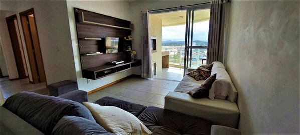 Lägenhet Senior | Vardagsrum | 40-tums LED-tv med digitalkanaler och tv