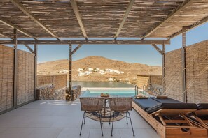 Junior Suite, Private Pool, Sea View | Vista do quarto