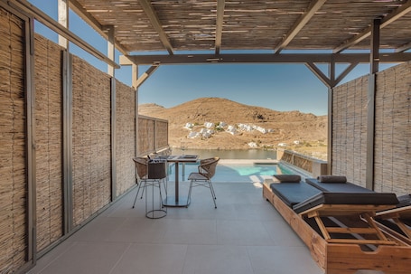 Sunset Double Room Sea View Private Pool | View from room