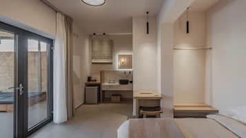 Junior Suite, Private Pool, Sea View | 1 Schlafzimmer, hochwertige Bettwaren, Pillowtop-Betten