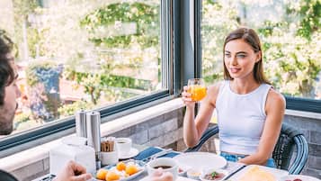 Petit déjeuner continental compris tous les jours