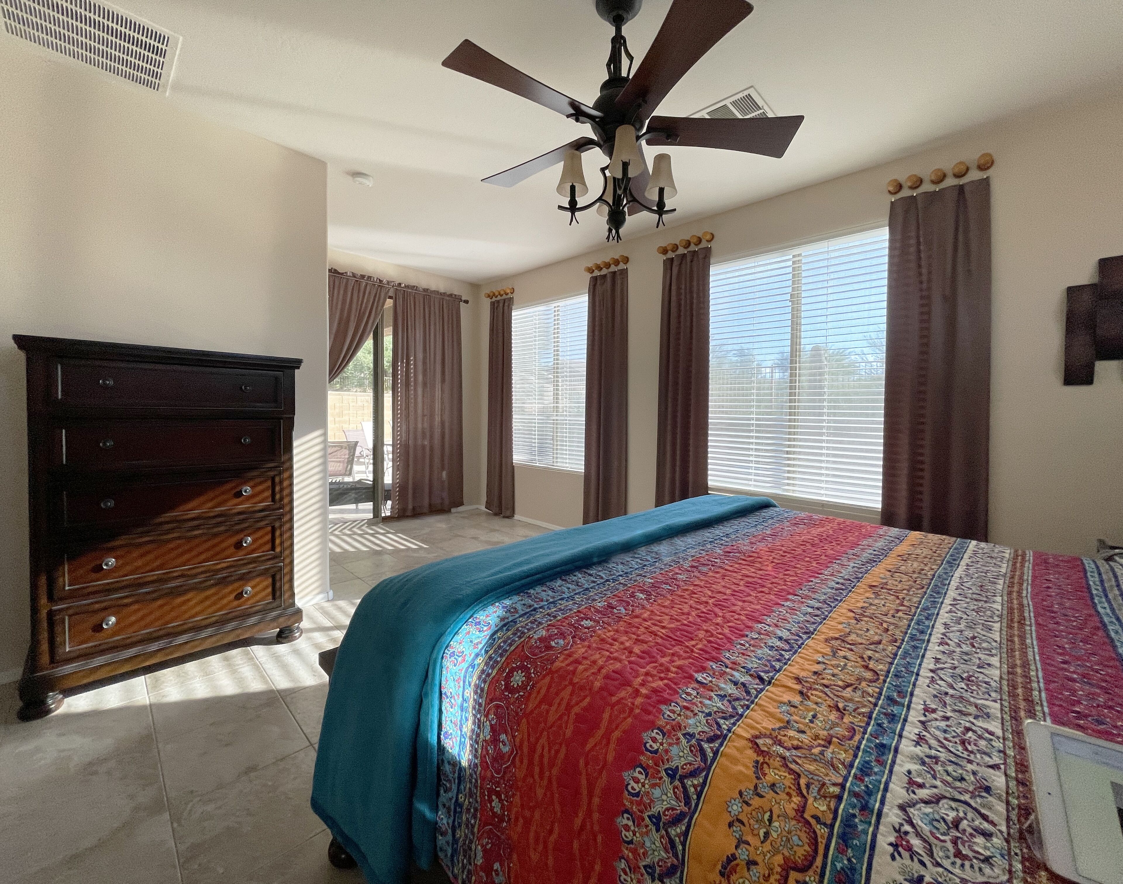 Casa Azul, a private family home in the Estrella Mountains - just SW of Phoenix.