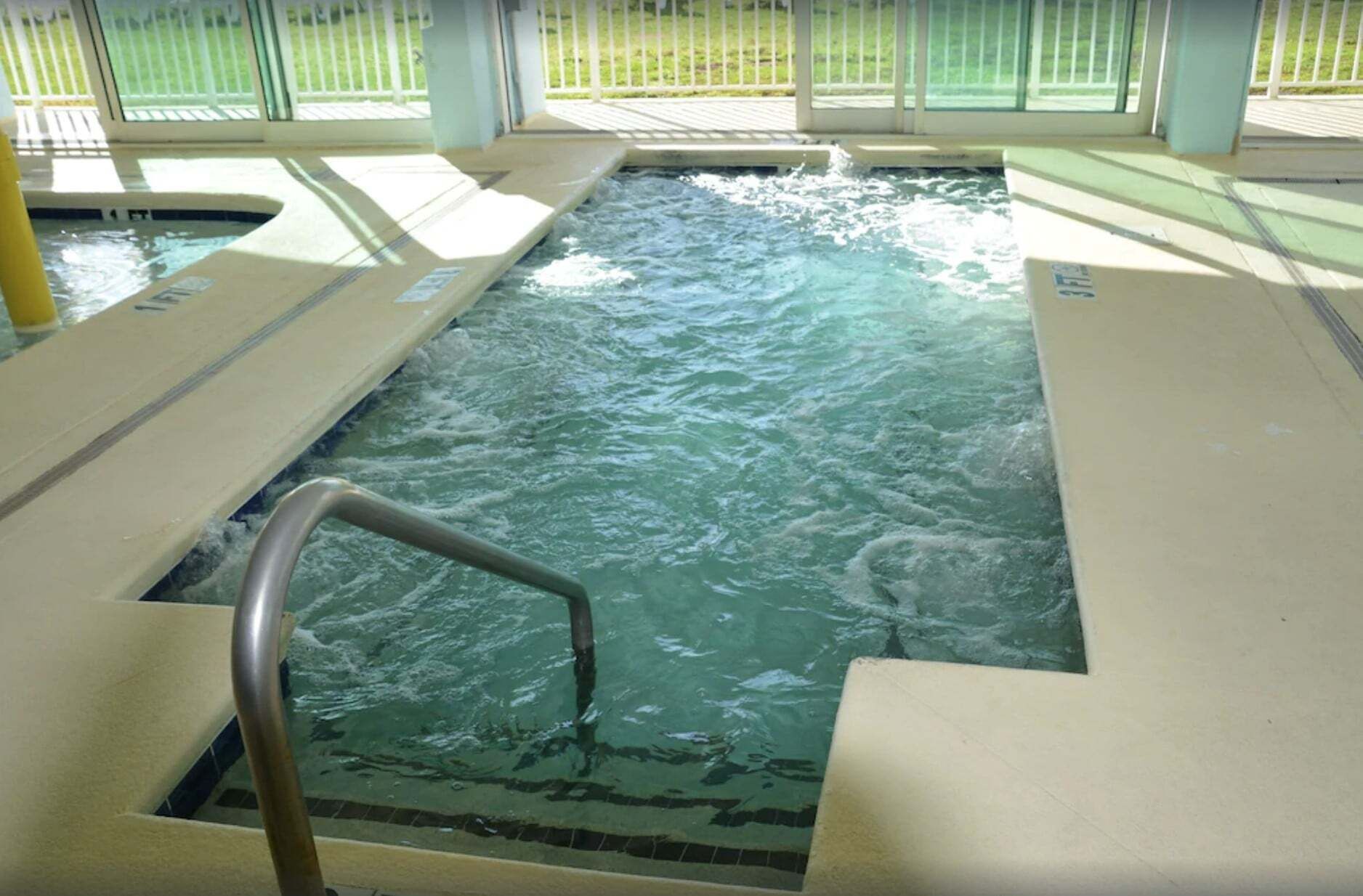 Indoor pool, a heated pool