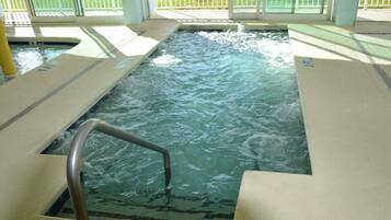 Indoor pool, a heated pool