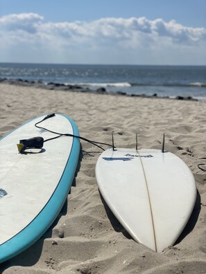 Beach nearby, sun-loungers