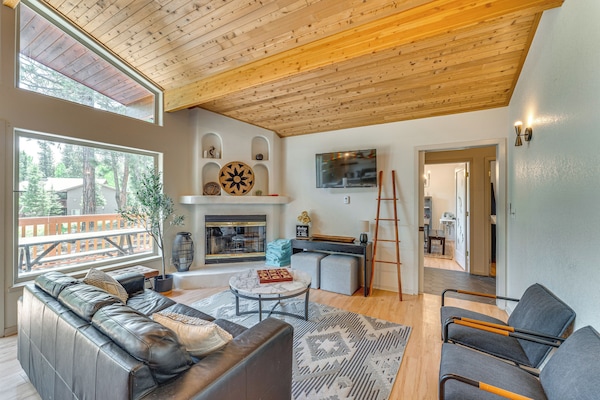 Angel Fire Vacation Rental | 4BR | 2.5BA | Stairs Required for Access