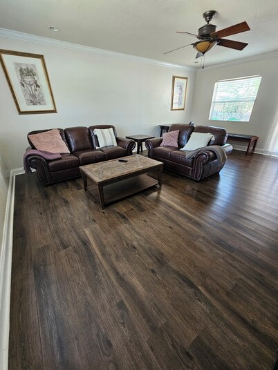A comfortable home close to the city, yet tucked away from the noise.