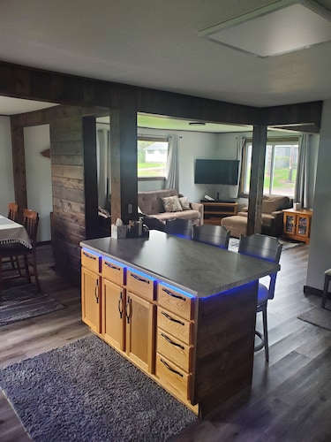 Recently remodeled home, across street from Michigan Snowmobile/ORV Trail #2!