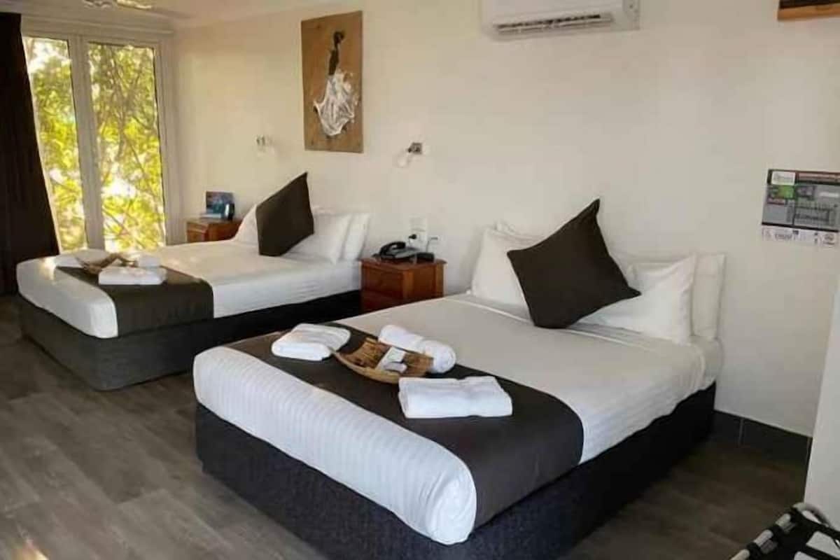 Individually furnished, desk, laptop workspace, blackout drapes