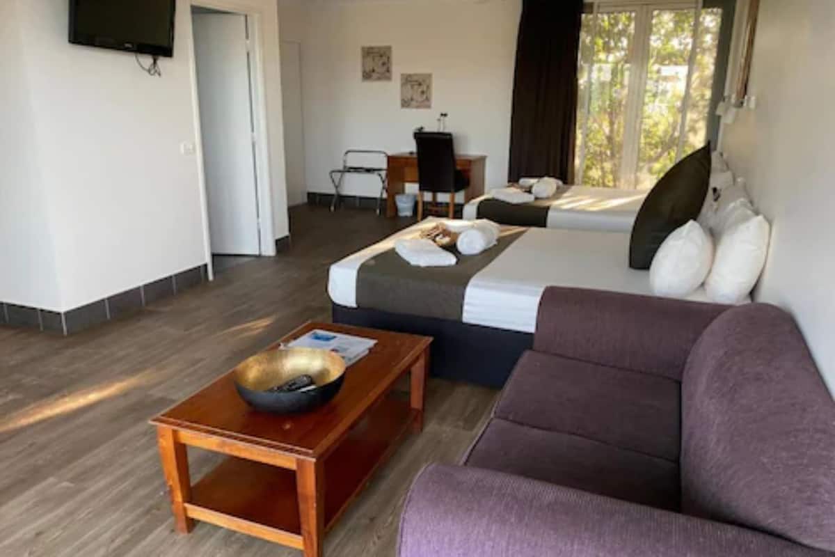 queen cabin | 1 bedroom, individually furnished, desk, laptop workspace