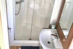 Shower, hair dryer