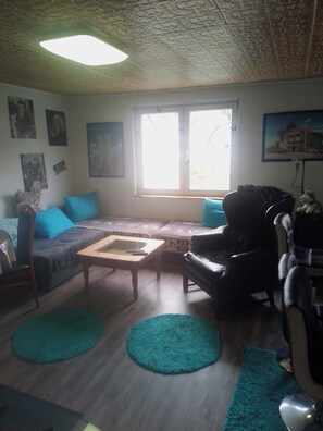 Fernseher, Kamin