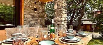 Luxurious house with sauna