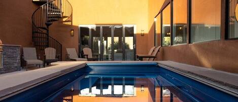 Piscine chauffée