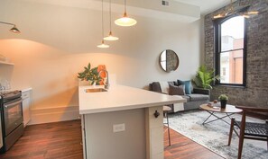 Apartment, 1 Bedroom | Private kitchen - The Grant by Lucky Savannah (Savannah)