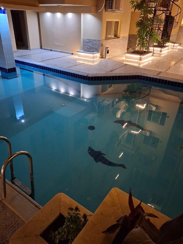 Outdoor pool, a heated pool - in front dream beach , 5 min (Red sea)