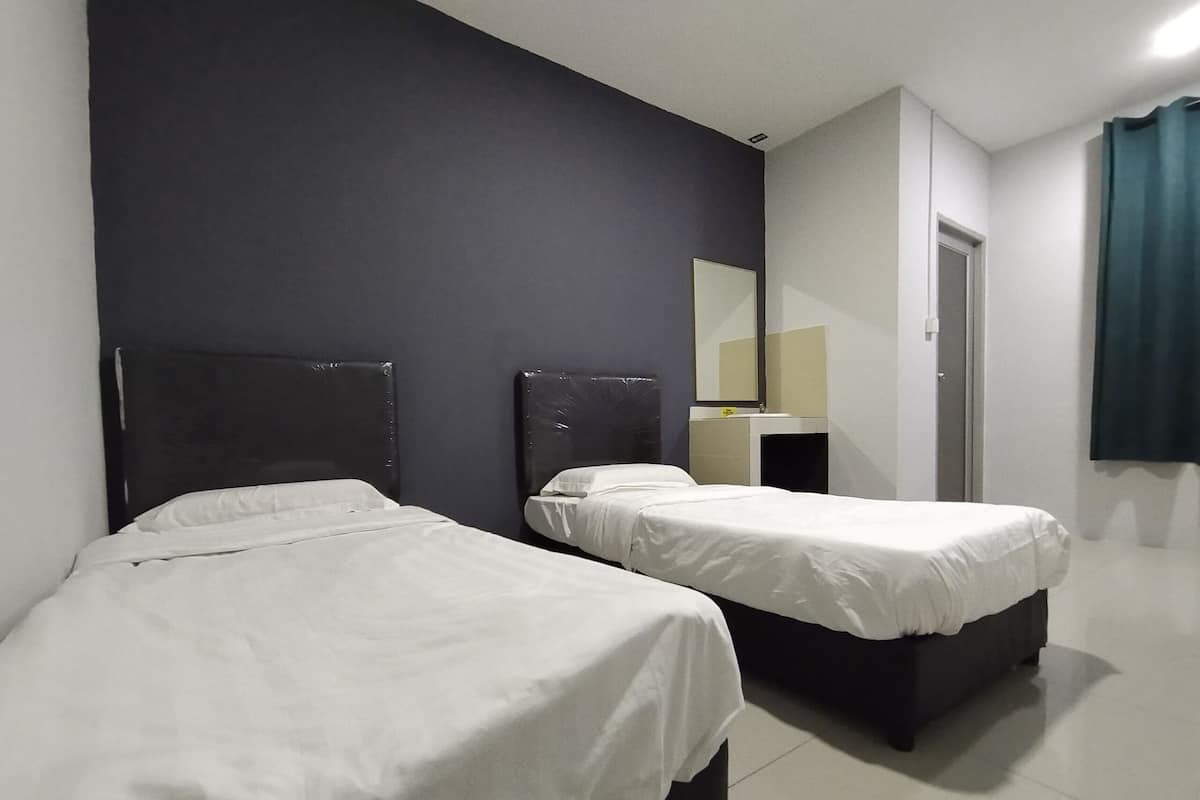 Deluxe Twin kamer | 1 slaapkamer, een bureau, gratis wifi, beddengoed
