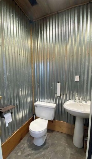 Shower, jetted tub
