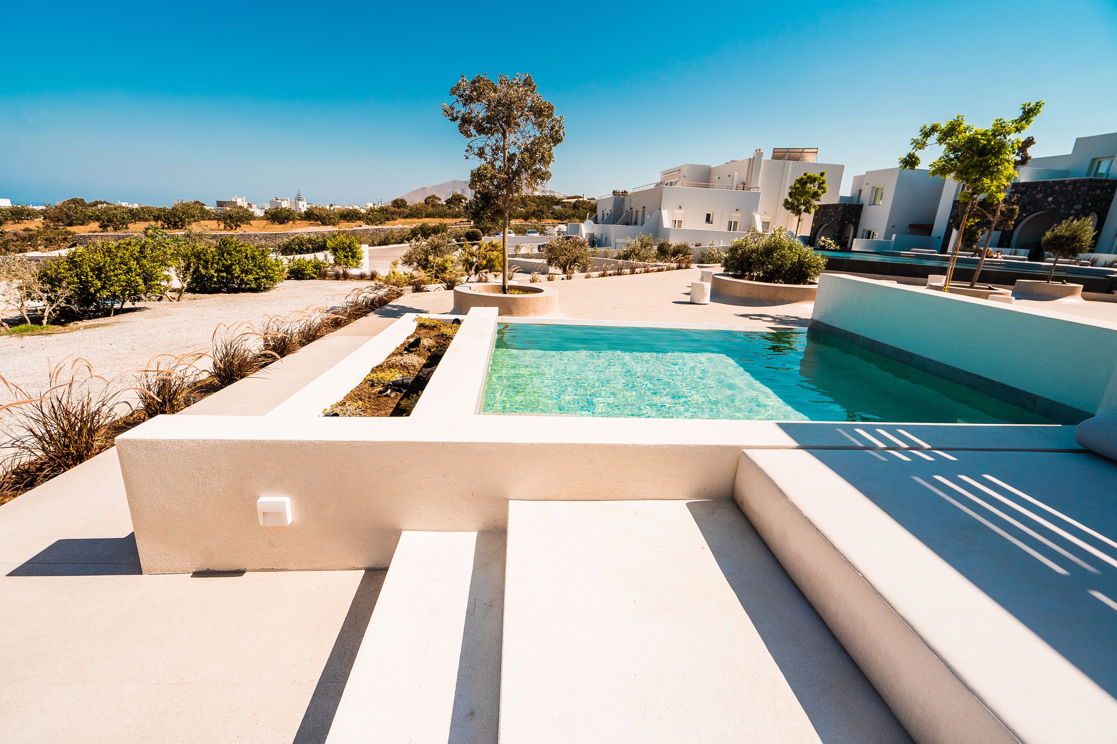 Vila Grand, kolam renang pribadi, pemandangan laut | Teras/patio