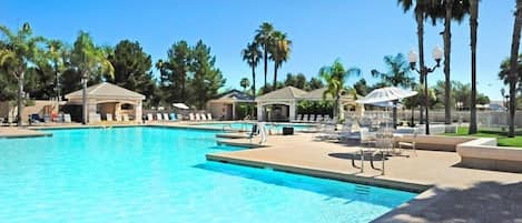 Una piscina climatizada