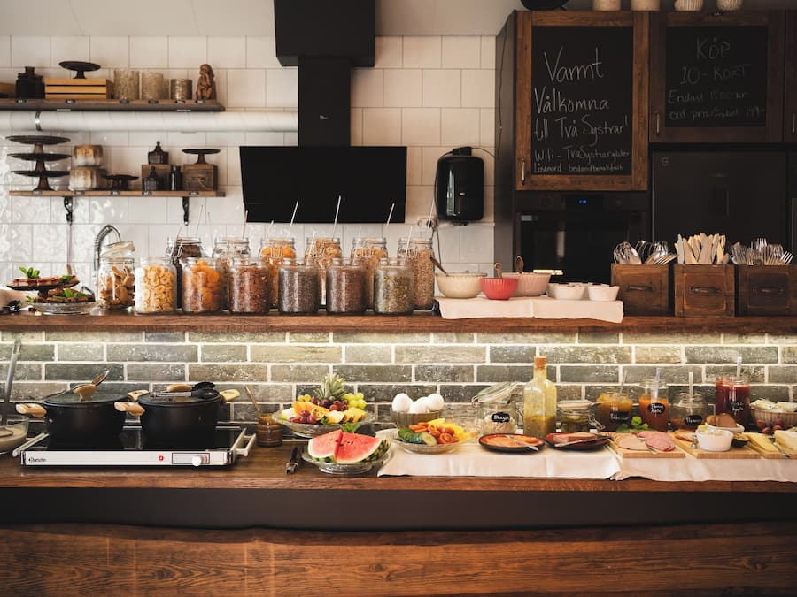 Frokostbuffé er inkludert hver dag