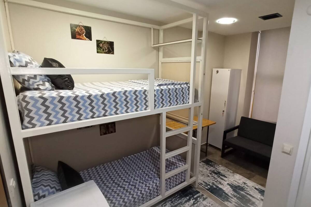 Basic Twin Room | Desk, soundproofing, WiFi (free), bed sheets