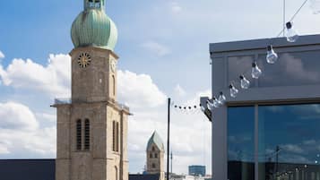 Blick von der Unterkunft