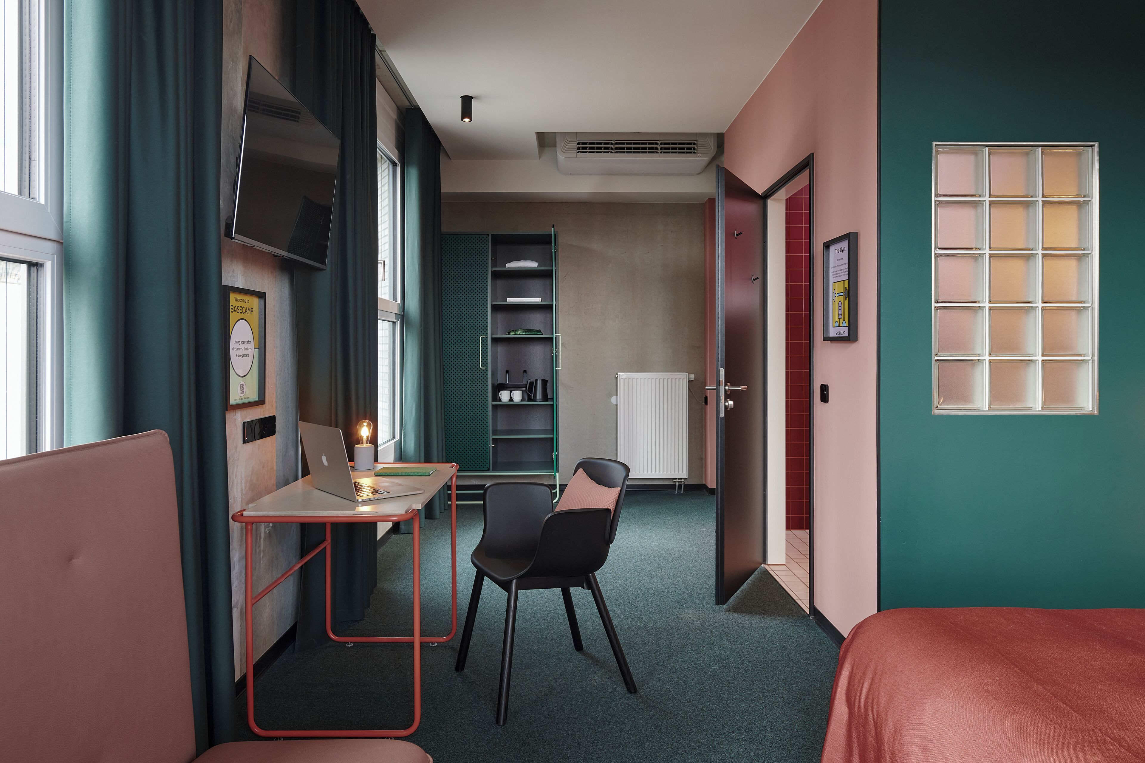 deluxe double room | desk, laptop workspace, soundproofing, free wifi