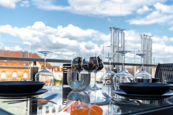 Sky Executive Penthouse | Terraço/pátio