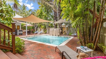 Una piscina riscaldata