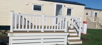 Six berth family caravan on West Sands, Selsey