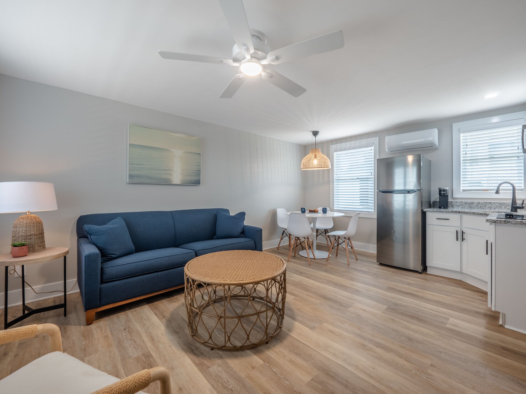 The Beach House at Oak Island 102: 1BR Apartment King + QSS