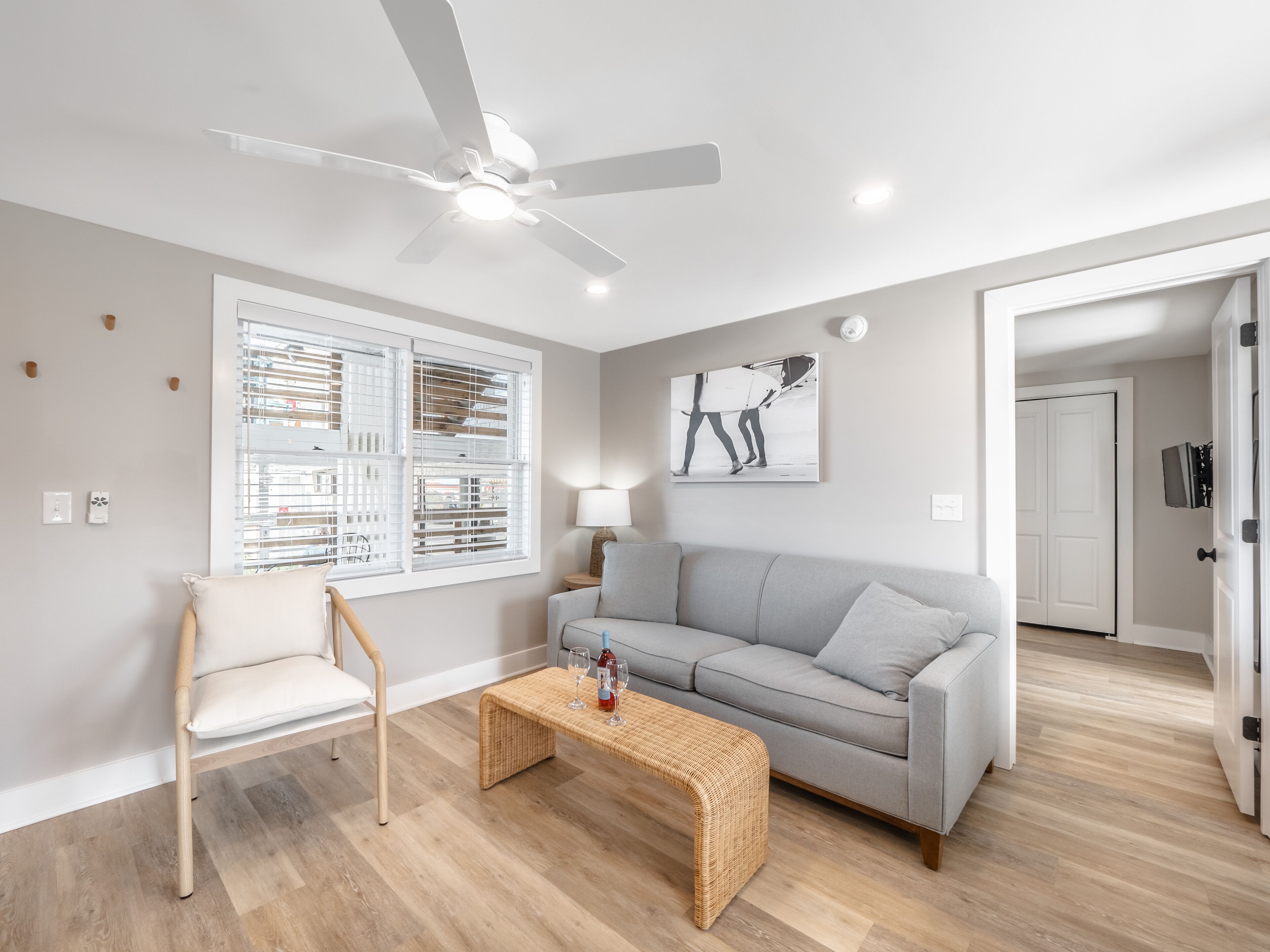 The Beach House at Oak Island 105: 1BR Apartment Queen + QSS