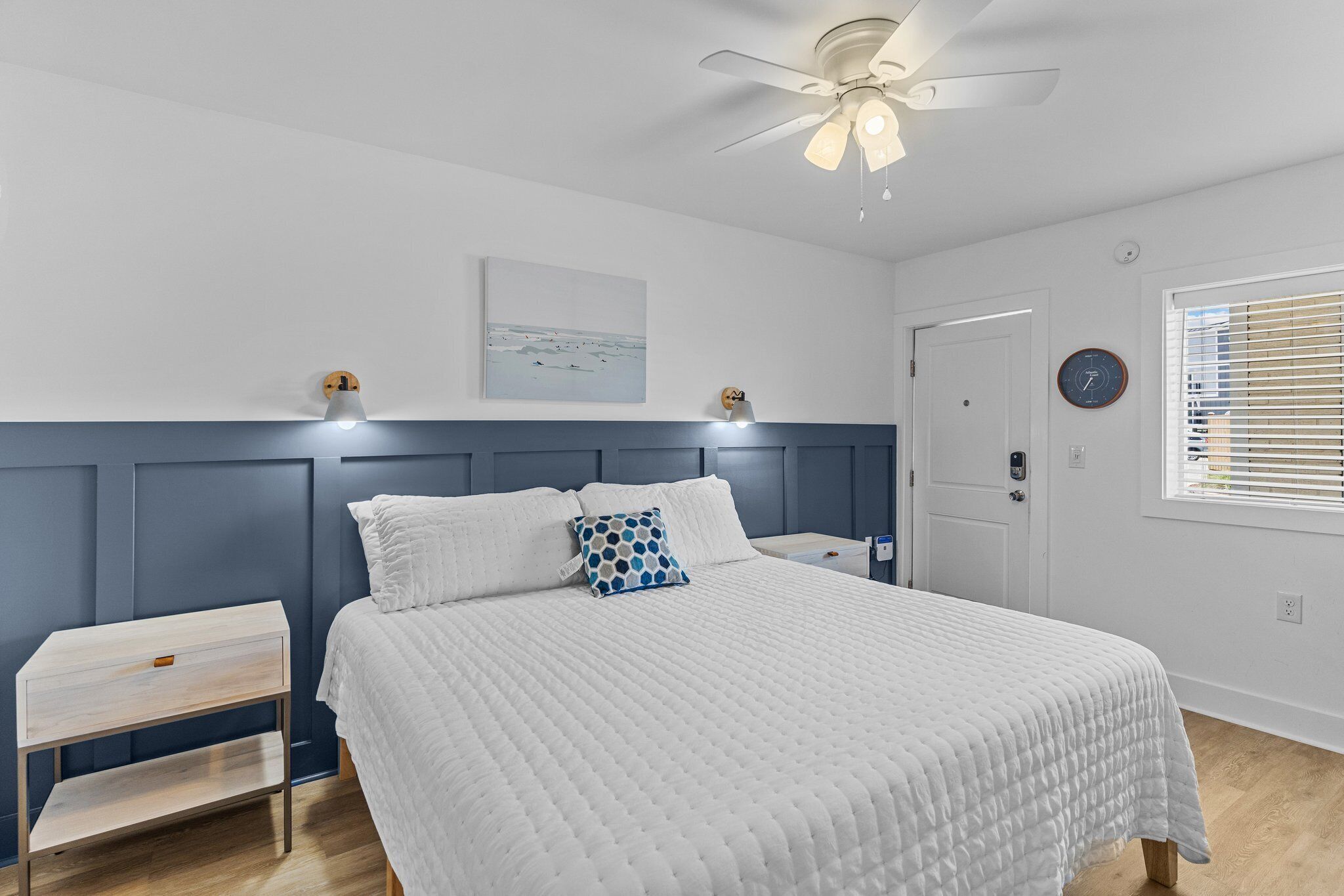 The Beach House at Oak Island 109: King Suite