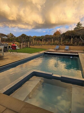 Outdoor pool, a heated pool - Beautiful 4 bed with Pool + Spa (Nantucket)