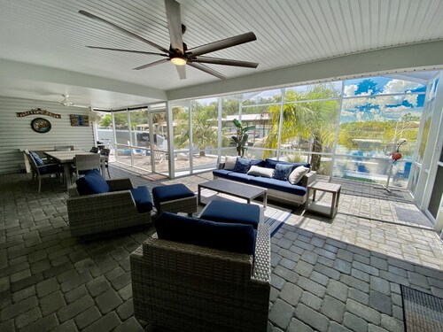 Waterfront Oasis with Private Dock & Huge Patio – Minutes to the Springs!
