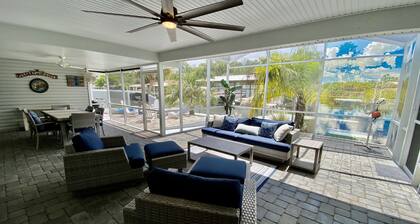 Waterfront Oasis with Private Dock & Huge Patio – Minutes to the Springs!