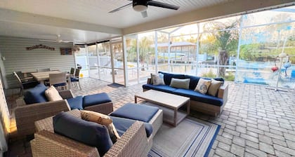 Beautiful Waterfront Home- large dock, huge patio, very close to the springs!