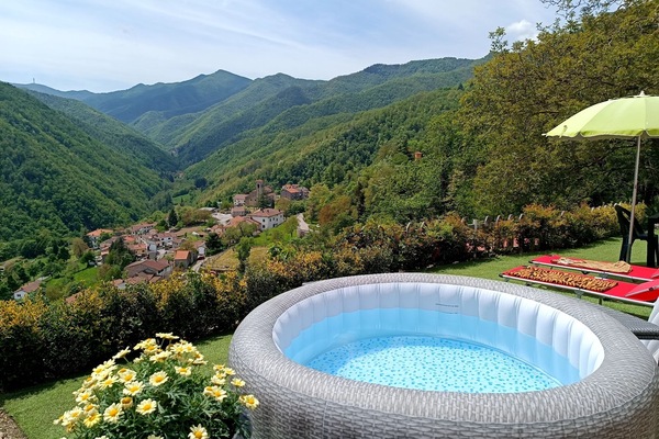 Idromassaggio all'aperto