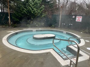 Una piscina riscaldata