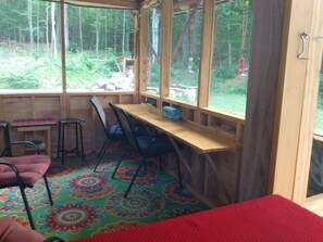 Interior - Quiet rural Maine cabin near Bigelow Preserve, Flagstaff Lake and Sugarloaf  (Highland Plantation)