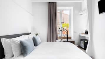 Quarto casal, terraço | Roupas de cama premium, individualmente decorados