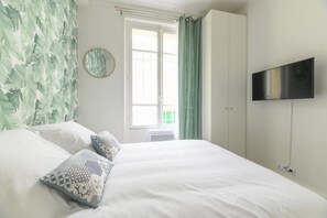 2 chambres, fer et planche à repasser, Wi-Fi gratuit, draps fournis