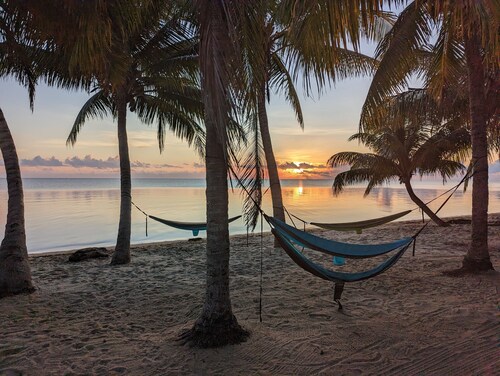 Beach Front! Cobia Beach Guest House "Hot Pink Family Cabin" 