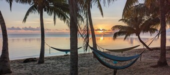 Beach Front! Cobia Beach Guest House "Hot Pink Family Cabin" 