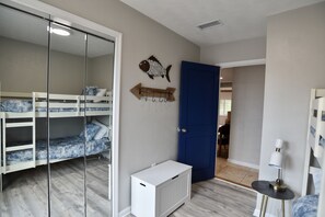 4 bedrooms, iron/ironing board, travel cot, free WiFi